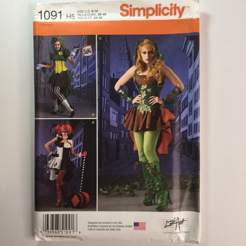 Simplicity 1091 comic hero - simplicity,