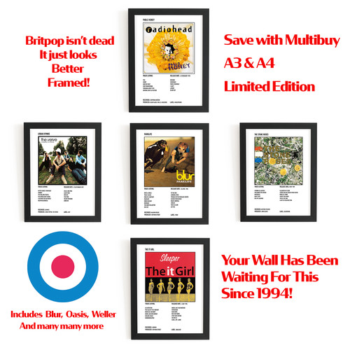Indie britpop posters - britpop, album