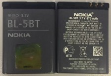 Genuine Nokia 7510S N75 N76 2600 CLASSIC 2605 2760 6120 BL-5BT Battery USED