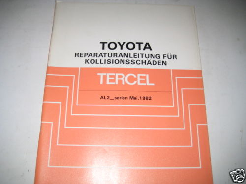Workshop manual toyota - workshop, tercel
