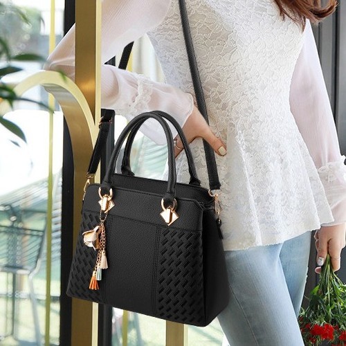 Women handbag leather - handbag, tote