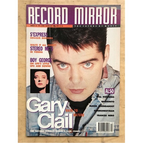 Gary clail record mirror - clail,
