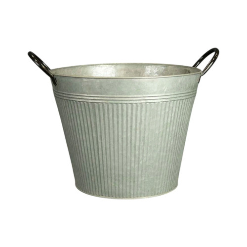Round ribbed aged - ribbed, zinc