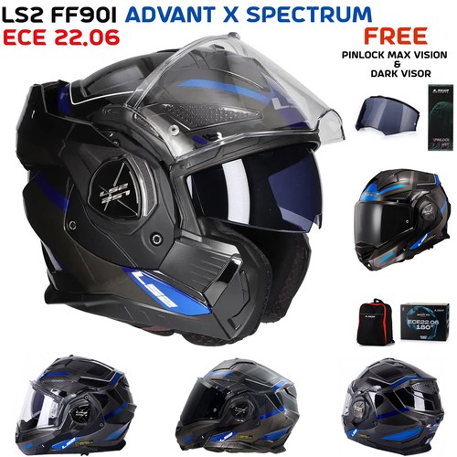 Ls2 ff901 advant flip - ff901, x