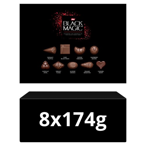 Black magic dark chocolate - chocolate, box