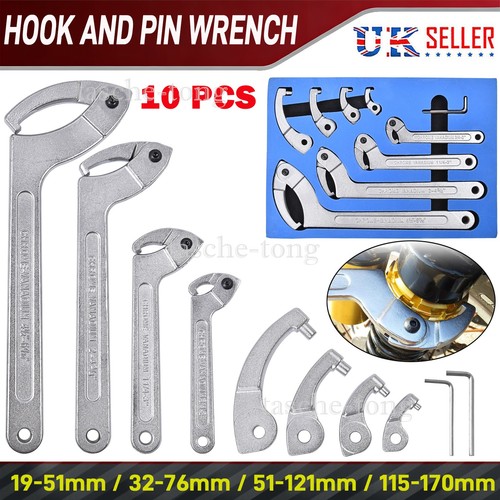 10pcs wrench set adjustable - 10pcs,