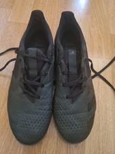 Adidas Predator Black Football Boots (20.4) Shoes Size UK 8.5 - Used