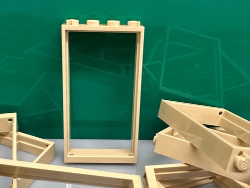 Lego window frame bay pane - frame,,