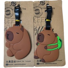 Cute capybara cartoon travel - capybara,