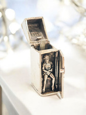 Silver Outhouse Vesta Case