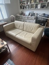 Habitat flint Leather Sofa