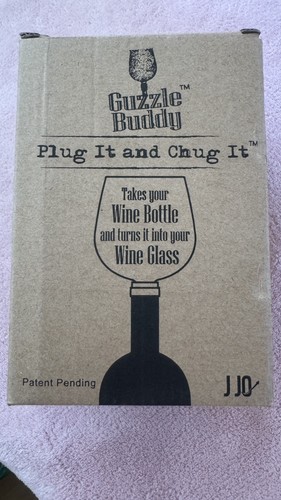 Guzzle buddy wine bottle - guzzle, glass