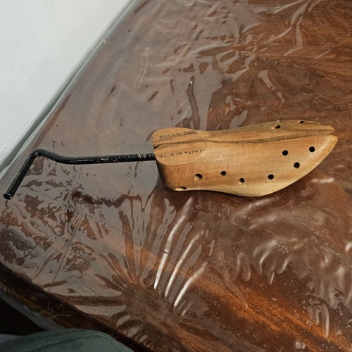 Vintage wooden shoe stretcher - vintage,