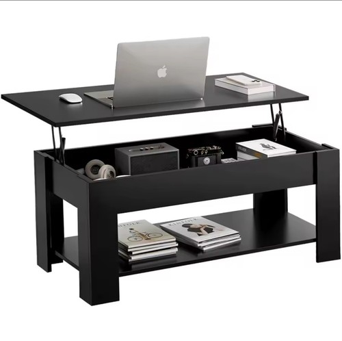 Wooden coffee table with - table,