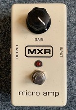 MXR Micro Amp Boost Pedal