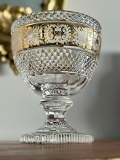 VAL SAINT LAMBERT CRYSTAL VASE