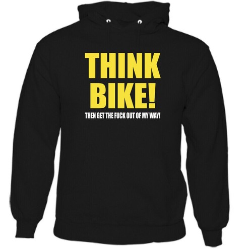 Think bike mens funny biker - think,