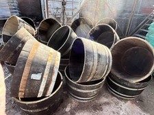 Whisky Barrel Planters 