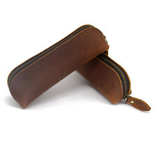 Pen Case Bag Zipper Vintage Pencil Pouch Brush Tool