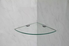 Glass Corner Shelves Wall