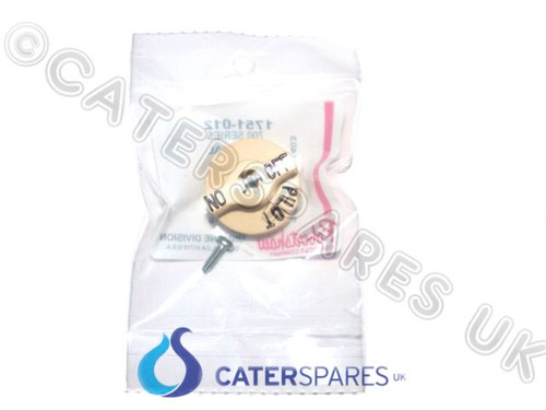 Genuine gas valve knob used - gas,