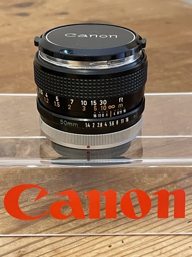 Canon 50mm chrome - f/1.4,