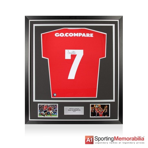 Framed sam warburton signed - sam,