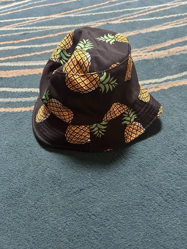 Black bucket hat with a - a, hat,