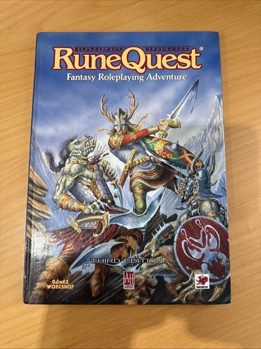 Rpg book runequest 3rd - runequest,