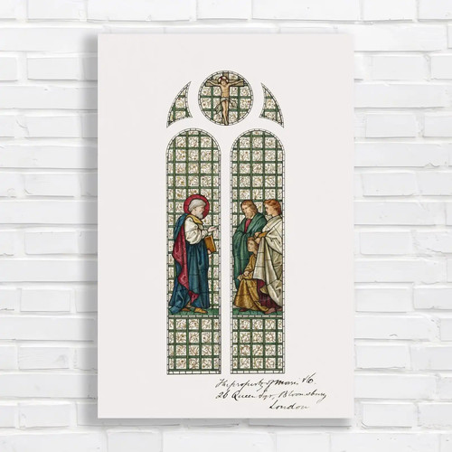 Stained glass religiouswork - glass,