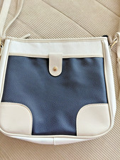 Navy, Cream & White cross the