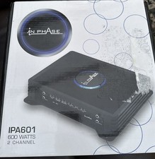 In Phase IPA601 2 Channel Car Amplifier Professional Series 600 Watts MOSFET