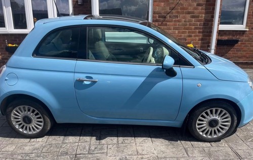 Lovely fiat 500 azura blue - lovely,