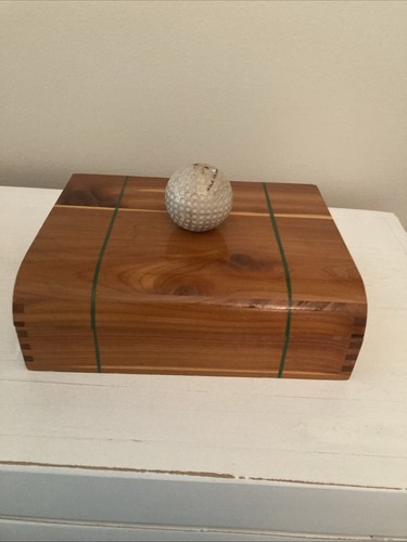 Vintage cedar treasure - treasure, chest