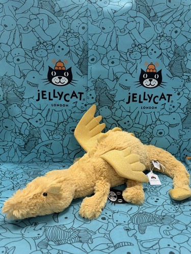 Jellycat golden dragon - dragon, 50cm