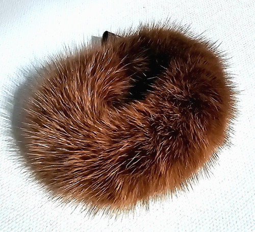 Mink hair tie fur - , scrunchie
