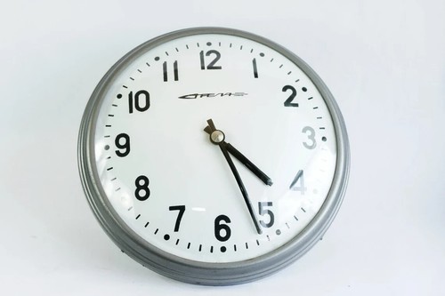 Soviet factory wall - , clock