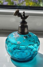 Vintage Bohemian Blue Flowered