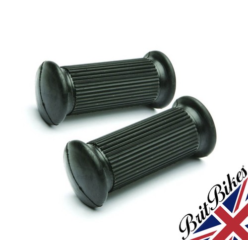 Pair footrest rubber triumph - pair,