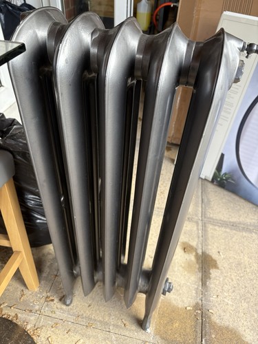 Antique cast iron radiator - antique,