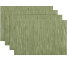 Placemats Set Of 4 Woven Vinyl