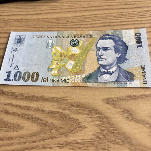 România old banknote 1000 lei - old,