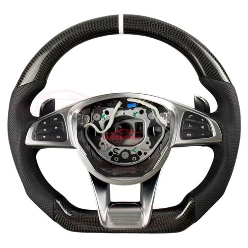 Mercedes amg carbon steering - mercedes,