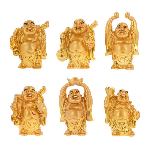 Happy laughing buddha statue - buddha,