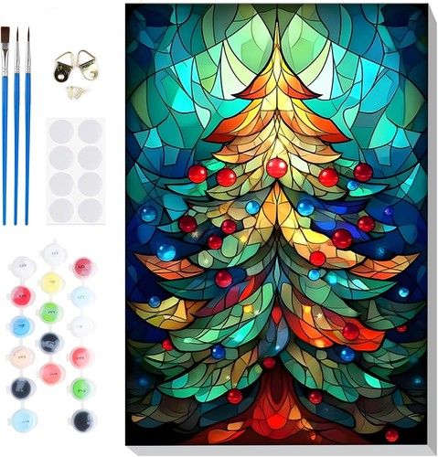 Paint numbers christmas - by,