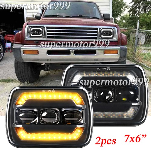 Pair 5x7 7x6 - ''led, headlights