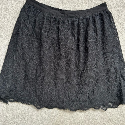 Rara lace skirt black - lace,