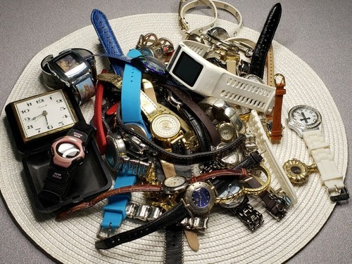 Large lot watches nike citizen - large,
