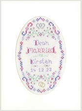 Lilac Wedding card complete