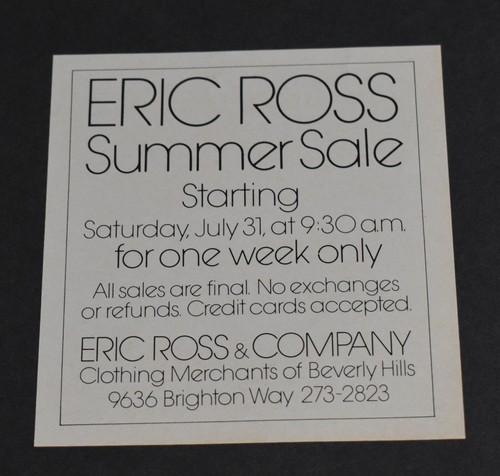 1971 print eric - eric, summer